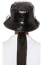 view 2 of 3 Angels Vinyl Bucket Hat in Black