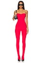 view 1 of 4 Red Footed Jumpsuit in Red