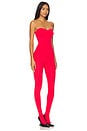 view 2 of 4 Red Footed Jumpsuit in Red