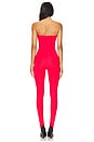 view 3 of 4 Red Footed Jumpsuit in Red