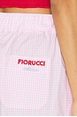 view 6 of 6 Gingham Logo Shorts in Baby Pink
