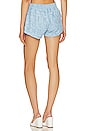 view 3 of 4 Boucle Towelling Shorts in Blue