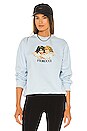 view 1 of 4 Vintage Angels Sweatshirt in Pale Blue