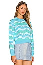 view 2 of 4 Wave Crop Knit in Multi