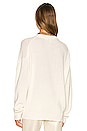 view 3 of 4 Milan Angels Knit Crewneck in White