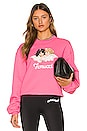 view 1 of 4 Vintage Angels Sweatshirt in Fuchsia