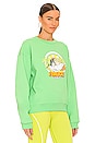 view 2 of 4 Desert Angels Crop Sweatshirt in Green
