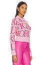 view 2 of 4 Monogram Cropped Sweater in Pink