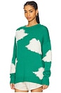 view 3 of 6 Cloud Sweater in Dark Green