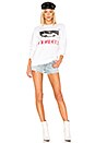 view 4 of 4 Fiorucci Car Sweatshirt in White