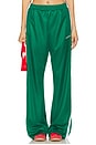 view 1 of 6 Puffy Piping Track Trousers in Dark Green