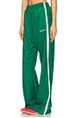 view 3 of 6 Puffy Piping Track Trousers in Dark Green