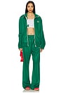 view 5 of 6 Puffy Piping Track Trousers in Dark Green
