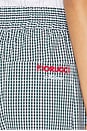 view 6 of 6 Gingham Logo Trousers in Dark Green