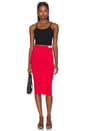 view 4 of 5 Midi Skirt in Red