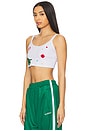 view 3 of 6 Multipatch Dinosaur Cropped Tank Top in White & Multi