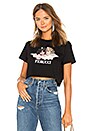 view 1 of 4 Vintage Angels Cropped Tee in Black