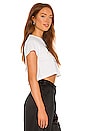 view 2 of 4 Vintage Angels Cropped Tee in White