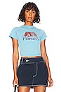 view 1 of 4 Milano Angel Crop Tee in Blue