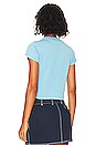 view 3 of 4 Milano Angel Crop Tee in Blue