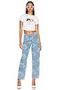 view 4 of 4 Cropped Angel Tee in White