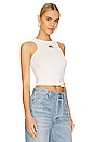 view 2 of 5 Vintage Wash Angel Tank in White