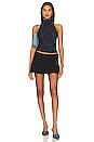 view 4 of 5 Monogram Halter Top in Blue