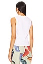 view 3 of 4 Artist Ribbed Vest in White