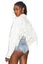 view 1 of 5 Fringed Shirt in White