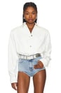 view 2 of 5 Fringed Shirt in White