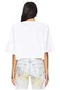 view 3 of 5 Angel Patch Cropped Padded T-shirt in White