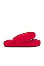 view 1 of 5 Puffy Flip Flops in Red
