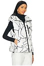 view 3 of 5 Naima Ski Vest in Light Chalk
