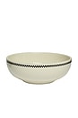 view 2 of 3 Checkerboard Pasta Bowl in 