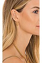 view 3 of 3 Mariah Hoop Earrings in Gold