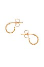 view 2 of 2 BOUCLES D'OREILLES MEREDITH in Gold