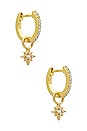 view 1 of 3 Summer & Johnny Earrings in Gold