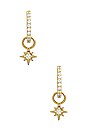 view 3 of 3 Summer & Johnny Earrings in Gold