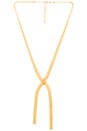 view 1 of 2 Paloma Necklace in Gold & Brass