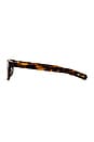 view 3 of 3 LE BUCHERON 선글라스 in Tortoise & Solid Blue Lens