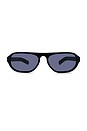 view 1 of 3 LUNETTES DE SOLEIL in Solid Black & Black Gradient