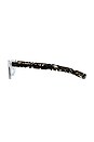 view 3 of 3 LUNETTES DE SOLEIL in Clear Crystal &Chill Out Green