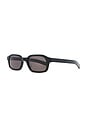 view 2 of 3 Hanky Sunglasses in Solid Black & Solid Black Lens