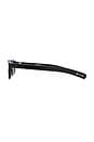 view 3 of 3 Hanky Sunglasses in Solid Black & Solid Black Lens