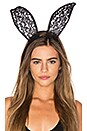 view 1 of 2 Lace Bunny Ears in Black
