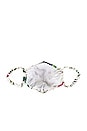 view 3 of 3 Silk Face Mask in Papillon White