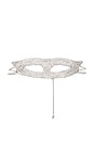 view 1 of 2 Crystal Eye Mask in Nickel