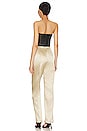 view 3 of 3 Strapless Tailored Jumpsuit in Black & Bubbly