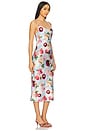 view 2 of 3 Cowl Neck Midi Slip Dress in Dreamy Floral Print