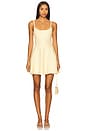 view 1 of 3 Corset Dress in Butter Yellow